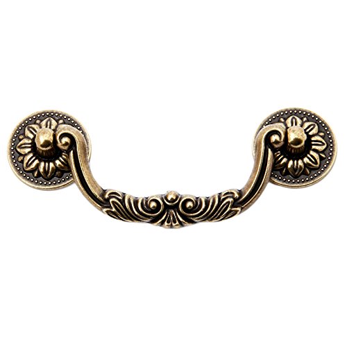 Mgoodoo 5Pcs Vintage Antique Bronze Door Handle Furniture Knobs Pull For Kitchen Cabinets Cupboard Closet #TOP5