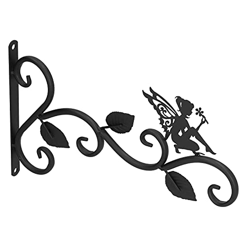Wiszące Haczyki Na Kosze, Wiszące Rośliny Wspornik z Kutego żelaza, ścienny Hak do Sadzenia Roślin Wieszak Na Doniczki Wiszący Uchwyt Na Rośliny Na Zewnątrz do Salonu Balkon