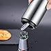 Premium Beer Bottle Opener (Silver), 1 PC Stainless Steel Automatic Push Down No Damage Quick to Open Small Portable Bottle Cap Openers for Home Bars Picnic Camping Hiking