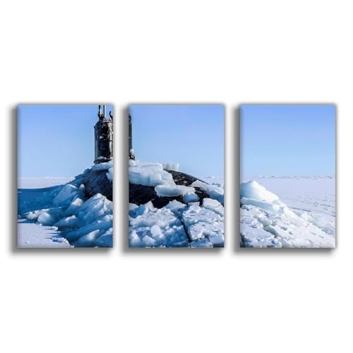 Poster sur toile The Trident Submarine une idée cadeau originale 50 x 75 cm