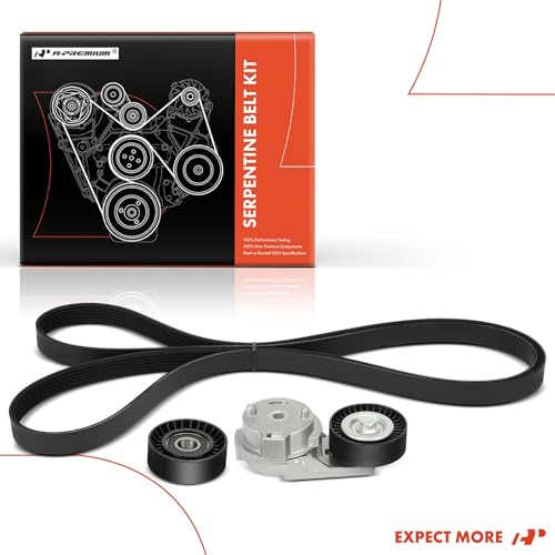 A-Premium Kit de transmissão de correia serpentina do motor compatível com Jeep JK Series Wrangler 2