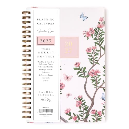 Blue Sky Rachel Parcell 2027 Weekly & Monthly Planner, 5"x8", Cherie