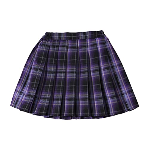 RUKOSU Toddler Baby Girls Pleated Skirt Elastic Waist School Uniform Mini Short Skirt