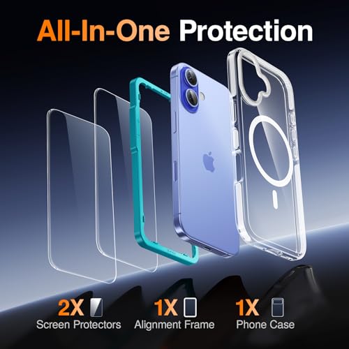 Coque iPhone 16 SMARTDEVIL blanche magnétique et ultra fine - 3