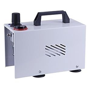 Fengda AS18B Airbrush-compressor, compact, met manometer, drukregelaar, automatische uitschakeling