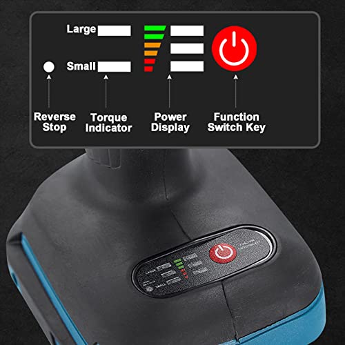Neobrisken Cordless Impact Wrench 3In1 Impact Driver 1/2 Inch Power Wrenches 21V With Battery&Charger, Blackblue #TOP3
