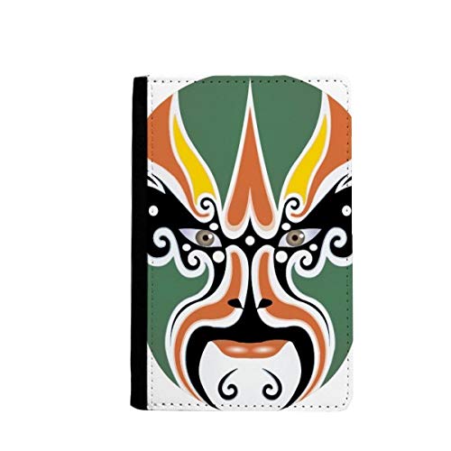 Porte-passeport de voyage Chengyaojin étui masque Opéra de Pékin coloré