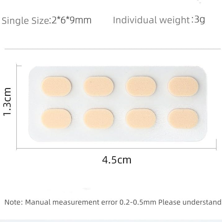 Miniatura 7 de 120 pares de almohadillas de espuma suave para la nariz, almohadillas autoadhesivas para la nariz, agarre antideslizante para anteojos, lentes de
