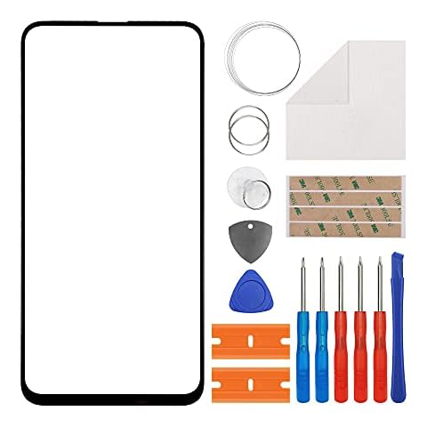 Duotipa Front Glass Display Glass Compatible with Huawei P Smart Z STK-LX1 6.59 Inch + Tools (No Display and Touch Digitizer) Cover