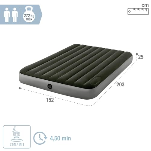 Matelas gonflable 2 places large Intex lit d'appoint gonflable pied - 5