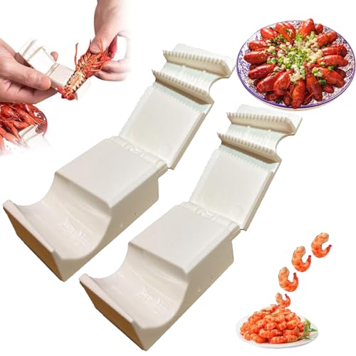 Crawfish Peeler, 2024 New Crawfish Shucker, Shrimp Peeler Crawfish Sheller Manual for Families and Restaurants Easily Remove Practical Crayfish Shelling Seafood Tool (2Pcs)