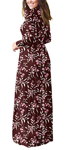 Image of VIISHOW Women's Long Sleeve Loose Plain Maxi Dresses Casual Long Dresses with Pockets