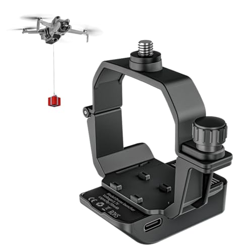 LYONGTECH Release en Drop Apparaat Systeem voor DJI Mini 4 Pro Drone, Droper Vissen Haak Release Kit, Payload Levering Accessoires