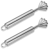 2 Pcs Coconut Meat Scraper,Coconut Scraper, Stainless Steel Coconut Meat Removal Knife,Fish Scaler Remover, Multi-Purpose Planer Peeler Tools for Kitchen