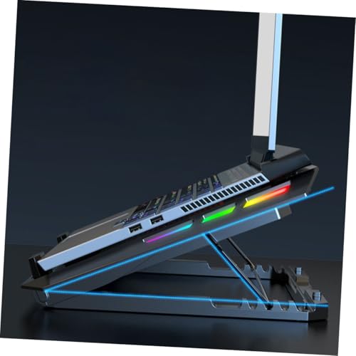 Base ajustable con refrigeración RGB para laptop miniatura 5