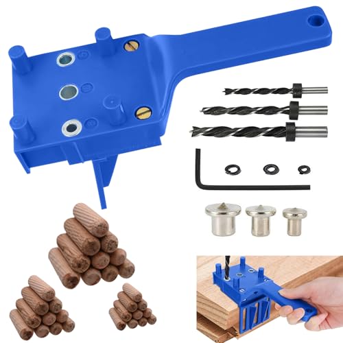 Dowel Jig Kit with Drill Guide Block, 41Pcs