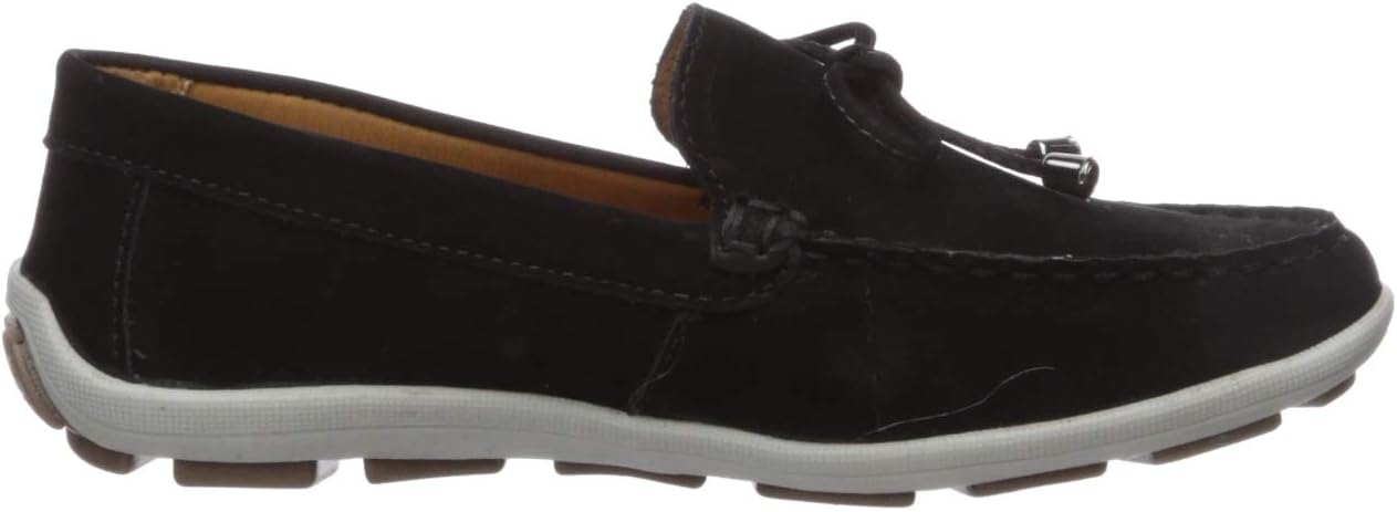 Driver Club USA Kids' Kids Boys/Girls Genuine Leather Tiebow Driving Style Loafer