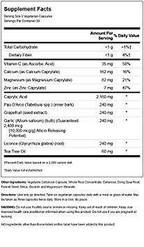 Solaray Yeast-Cleanse, 180 Caps