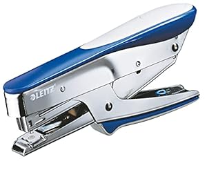 Leitz 5546 Zangenhefter Blau-Weiß 15 Blatt