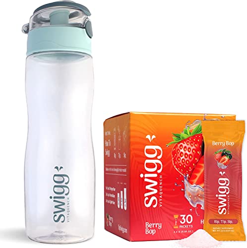 Electrolytes Powder No Sugar With Sports Water Bottle | 2500 Mcg B12, C + D + B6, Folate, Iron Zinc + More #TOP27