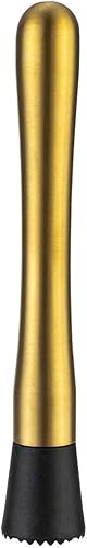 YFS Muddler profesional de acero inoxidable, herramienta de barra duradera, color dorado