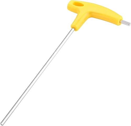 Miniatura 17 de Utoolmart Llave Allen con mango en T, 0.197 in, métrica, 70 #, acero con mango en T, llave hexagonal de 7.874 in de longitud total