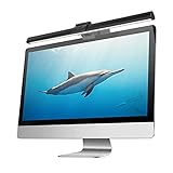 【Keine Reflexion oder Blendung】Unsere Bildschirmlampe zum Schutz des Augenschutzes verwendet ein asymmetrisches Lichtwegdesign mit 120°, das Licht emittiert und den weißen Reflektor integriert, der nicht nur genügend Licht für den Desktop und die Tastatur liefert, sondern auch keine Blendung erzeugt Der Bildschirm vermeidet die Blendreflexion vom Bildschirm und das Lampenlicht, das auf die Augen scheint, ohne zu blenden oder zu flackern, um Ihre Augen zu schützen.