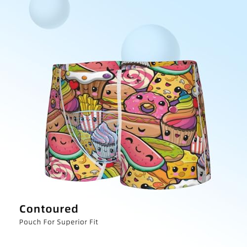 Boys' Cotton Boxer Brief Soft Underwear-Fruit-Flavored Ice-Cream4