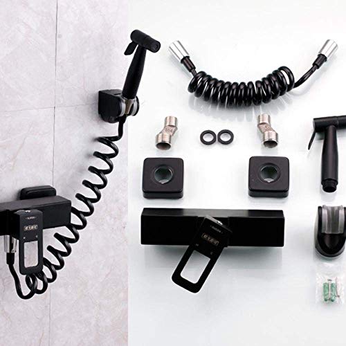 Kit de douche de douche en laque 304 noir pour une routine bien-être pure