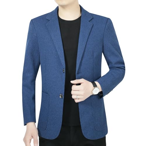 Blazer homme slim fit en tweed de mi-saison veste élégante ajustée