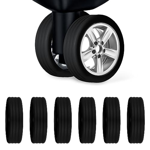 Toymis 8 Piezas De Luggage Accessories, Fundas Protectoras Portátiles Para Ruedas De Equipaje Coloridas Fundas Para Ruedas Giratorias De Equipaje Para La Mayoría De Equipaje De 8 Ruedas Negro Toymis 8 Piezas De Luggage Accessories, Fundas Protectoras Portátiles Para Ruedas De Equipaje Coloridas Fundas Para Ruedas Giratorias De Equipaje Para La Mayoría De Equipaje De 8 Ruedas Negro