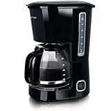 EMERIO Filter Kaffeemaschine groß | 1.5L Glaskanne für bis zu 12 Tassen frischen Kaffee | herausnehmbarer Permanent-Filter | Anti-Tropf-Funktion | 40 Min. Auto-Off | 750W | BPA frei | CME-125129.4
