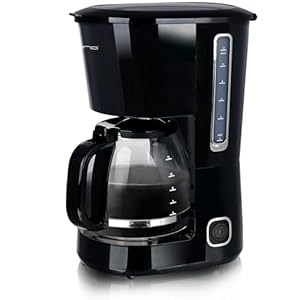 EMERIO Filter Kaffeemaschine groß | 1.5L Glaskanne für bis zu 12 Tassen frischen Kaffee | herausnehmbarer Permanent-Filter | Anti-Tropf-Funktion | 40 Min. Auto-Off | 750W | BPA frei | CME-125129.4