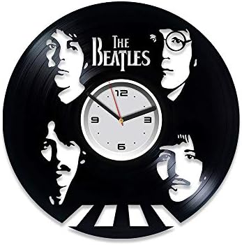KovidesBeatles Vinyl Record Wall Clock 12 Inch Music Gift Idea