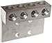 Morris Products 90878 Mechanical Lug, Four Conductors, Four Hole Mount, Aluminum, 750 AWG, 750mcm - 300mcm Wire Range