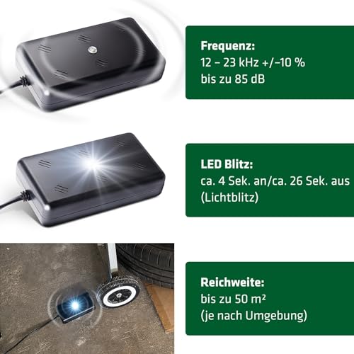 Marderschreck Gardigo Indoor LED zur Marderabwehr