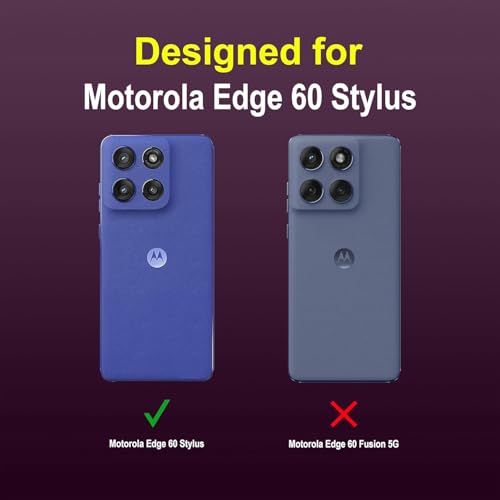 Image of Bintage CASE Dual-Leather Mac Safe Design Phone Case| Soft Touch Finish | Full Camera Protectection Back Cover Compatible for Motorola Moto Edge 60 Stylus - White & Choco Brown