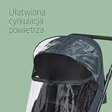 Maxi-Cosi Osłona Przeciwdeszczowa Comfort do Wózka, Z Wentylacją, Osłona Przeciwdeszczowa z Okienkiem, Łatwe Zakładanie na Wózek i Gondolę, Przezroczysta
