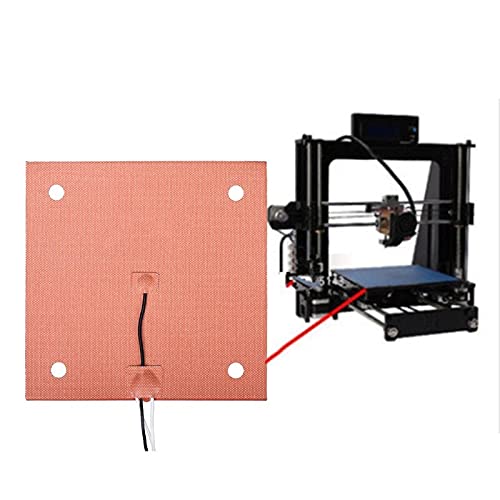 Lysee 3D Printer Parts & Accessories - 3D Printer Silicone Heated Pad 310x310mm Heating Plate Mat 120V 750W Printer Heated Bed with Screw Holes - (Color: 8YY604654)