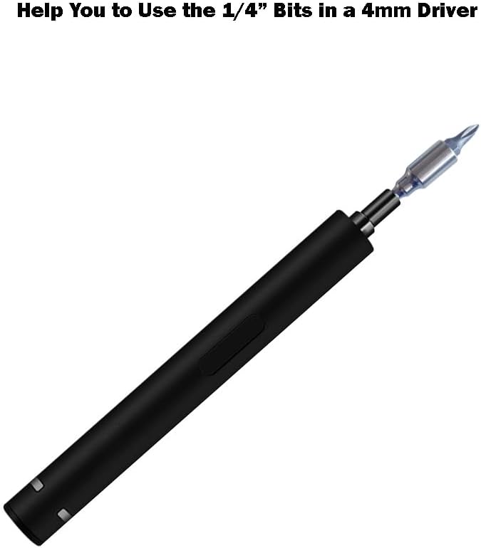 4mm to 1/4 Bit Adapter Magnetic,3 Pack Precision Micro to Standard 6.35mm Bit Adapter for 4mm Electric Screwdriver