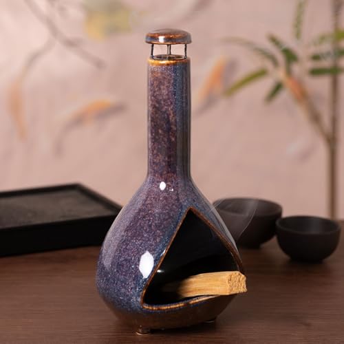 Premium Ceramic Palo Santo Holder - HighTemperature 1200°C Mini Chiminea