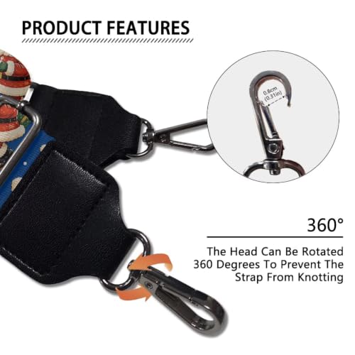 Image of Jeiento Wide Purse Strap Wide Shoulder Strap Adjustable Replacement Belt Soft Guitar Shoulder Straps for Women Girls Gifts