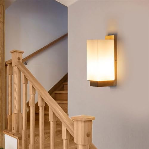 Aplique de pared moderno E27 de cristal y latón para iluminación interior 4