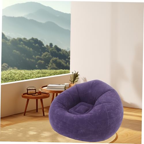 Sofá inflable tipo puff Alipis portátil para salón, terraza y camping 3