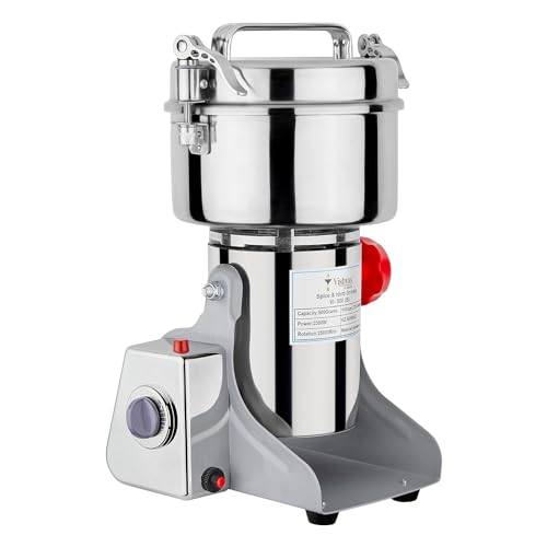 Image of Vishvas Dry Masala Grinder Machine - Your All-in-One Solution for Grinding Spices, Herbs, and Seeds 500 GM (VI-500 (B))