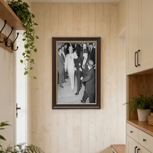 Impression sur toile Jack Ruby d'art avec cadre à suspendre haut de gamme - 6