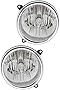 For Jeep Liberty Headlights Lamps Set 2005 2006 2007 Halogen Driver and Passenger Side