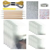 Kit Papier Aluminium Artisanal - Feuilles Or/Argent 0.08 Mm, Outils De Gaufrage & Gravure Pour Loisirs Créatifs