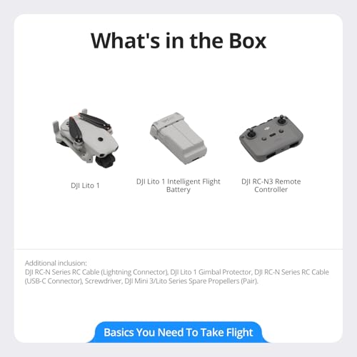 DJI Lito 1, Beginner-Friendly 4K Camera Drone, Obstacle Sensing, ActiveTrack, 4K Video & 8K Image, Suitable for Adults, Lightweight & Foldable, 15km Video Transmission by DJI - Image 7