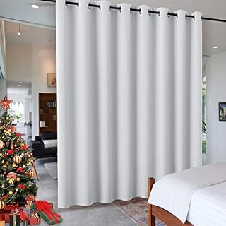 RYB HOME White Separation Room Divider Heavy Duty Share Space Decorative Gift Christmas